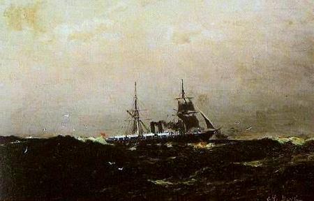 Eduardo de Martino Alto mar oil painting picture